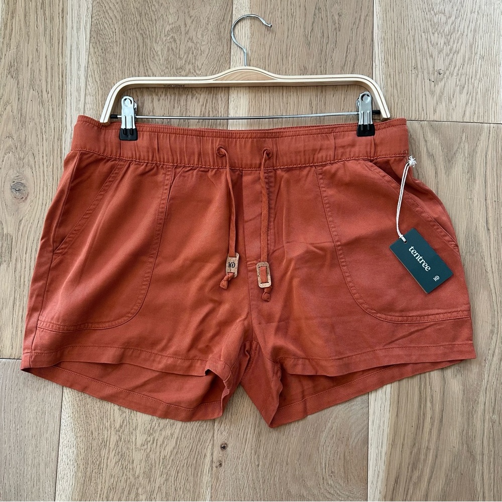 Ten Tree Instow shorts in Baked Clay - Picture 5 of 9